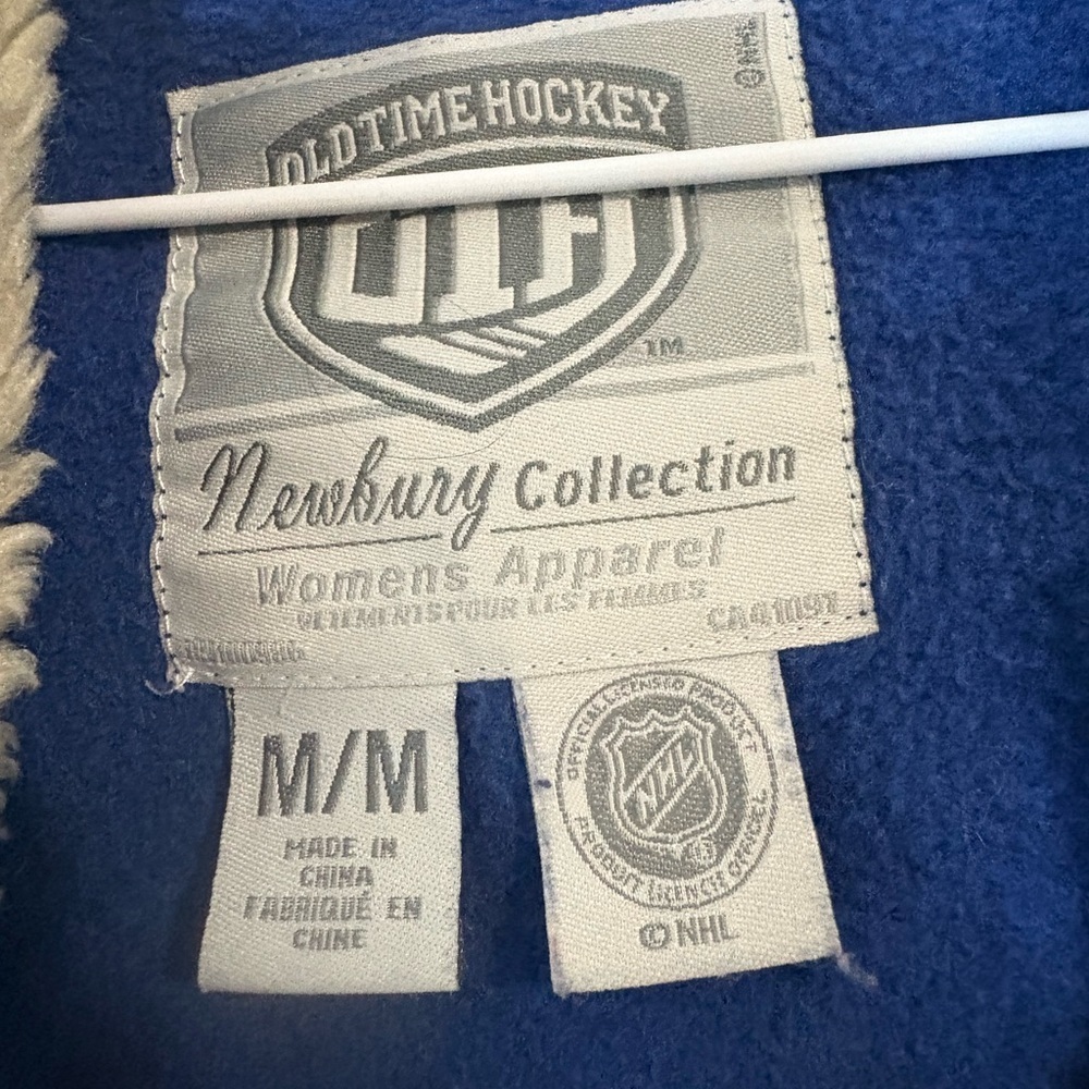 Vancouver Canucks NHL Women’s Fleece Lined Long Zip Hoodie Jacket Size M - Picture 3 of 11